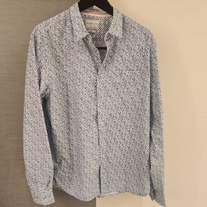 Denim & Flower Light Blue Patterned Longsleve Shirt